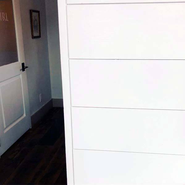 classic white shiplap walls