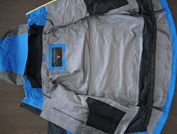 Interior Jacket View Mens Spyder Eiger Gtx Shell