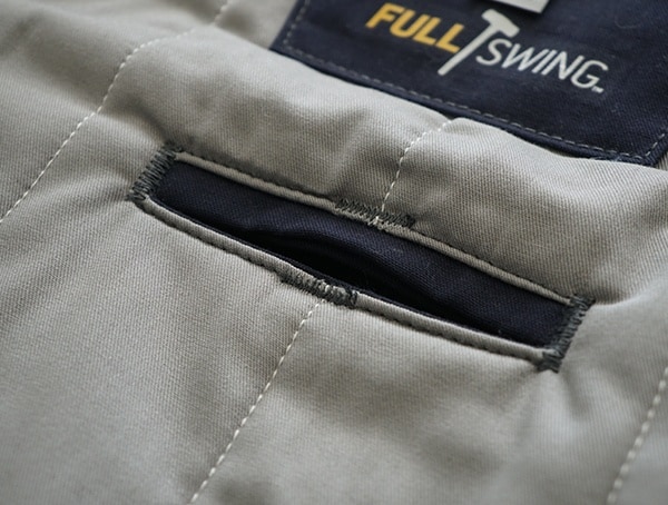 Interior Lanyard Access Mens Fire Resistant Full Swing Quick Duck Jacket