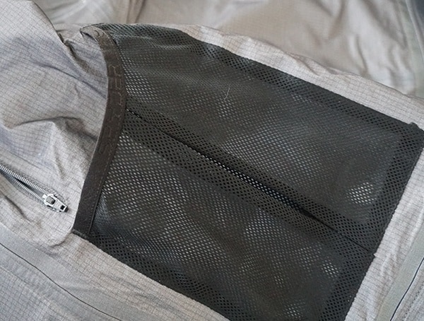 Interior Mesh Pocket Storage Spyder Eiger Gtx Shell Jacket For Men