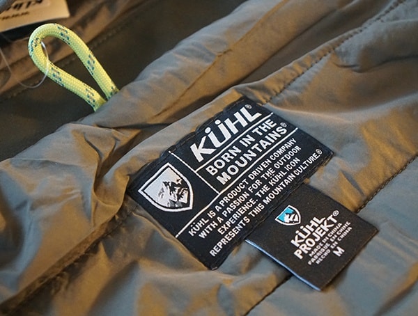 Interior Tag Kuhl Wildkard Hybrid Jacket With Paracord Hang Loop