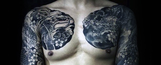 Japanese Chest Tattoos For Men