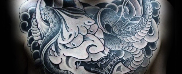 Japanese Demon Tattoo Designs For Men