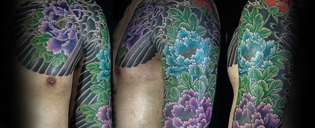 Japanese Flower Tattoo Designs For Men
