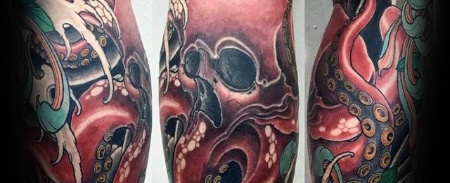 Japanese Octopus Tattoo Designs For Men