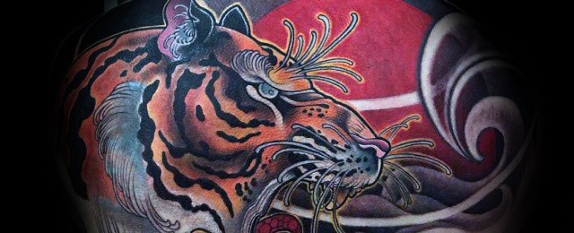 Japanese Tiger Tattoo Designs For Men