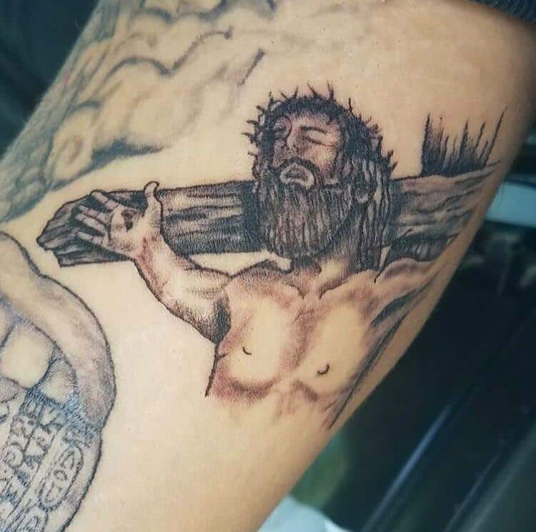 jesus cross tattoo fail