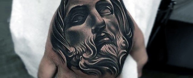 Jesus Hand Tattoo Designs For Men