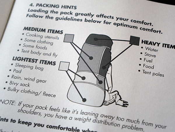 Kelty Eagle Backpack Packing Hints For Light Medium And Heavy Items