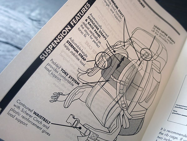 Kelty Eagle Backpack Suspension Features