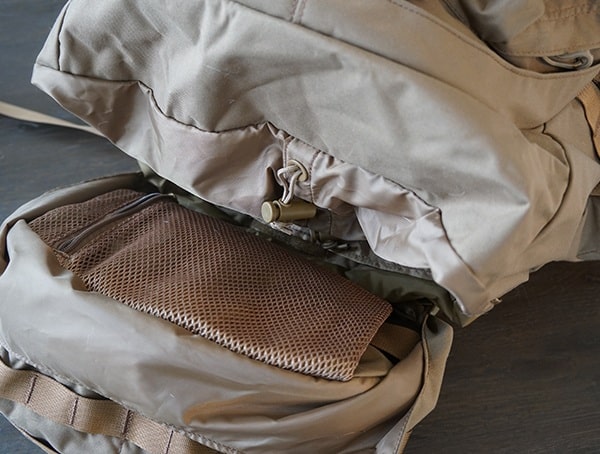 Kelty Eagle Backpack Top Main Compartment Pull Closure