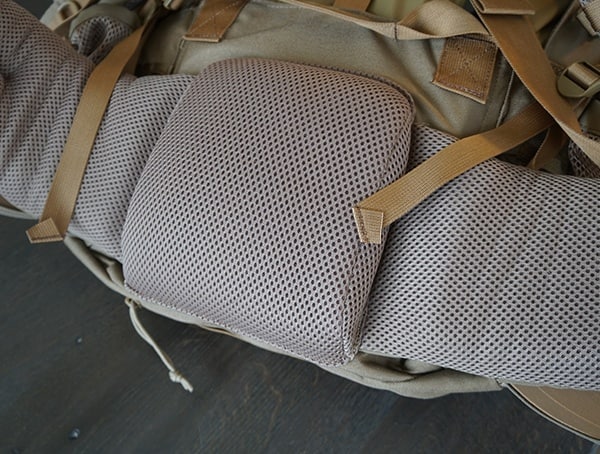 Kelty Eagle Backpacks Mesh Waist Lower Padding Area