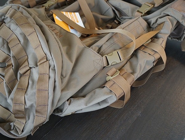 Kelty Tactical Eagle 7850 Backpack Coyote Brown Side Pouch Remvoed