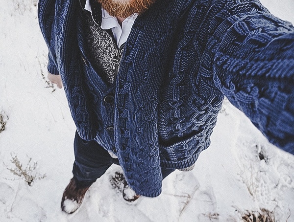 Kinross Cashmere Mens Cable Shawl Cardi Review
