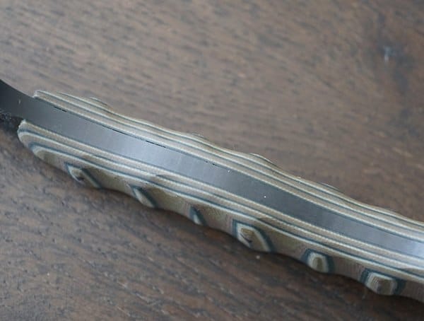 Knife Handle Detail Case Winkler Sculpted Multi Cam G 10 Skinner