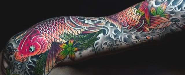 Koi Fish Tattoo Designs For Men