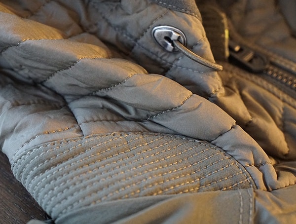 Kuhl Mens Wildkard Hybrid Insulated Jacket Hood Neck Stiching