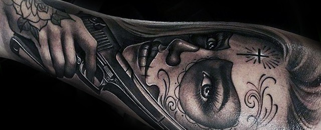La Catrina Tattoo Designs For Men