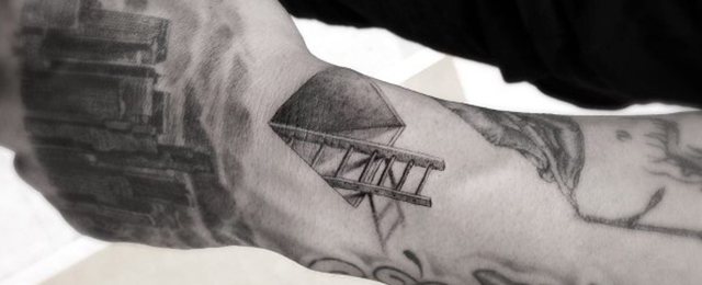 Ladder Tattoo Ideas For Men