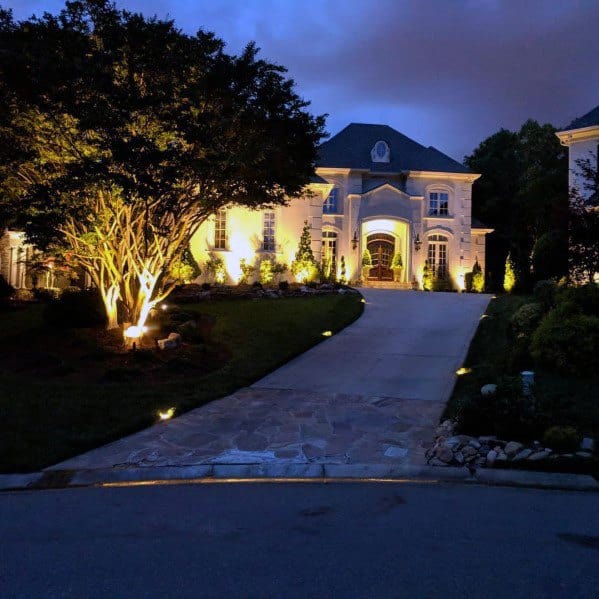 recessed path lights