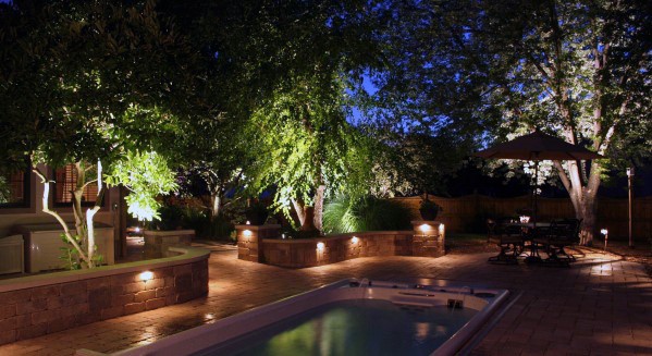 poolside lighting solution