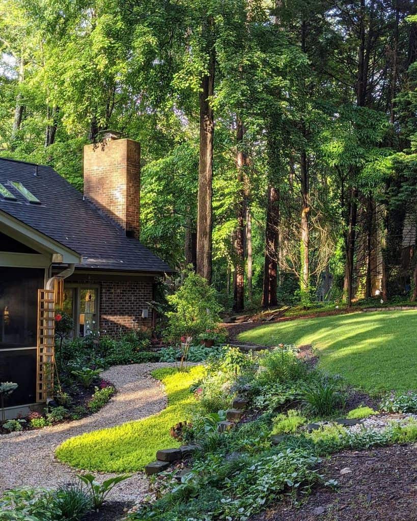 landscaped shade garden ideas