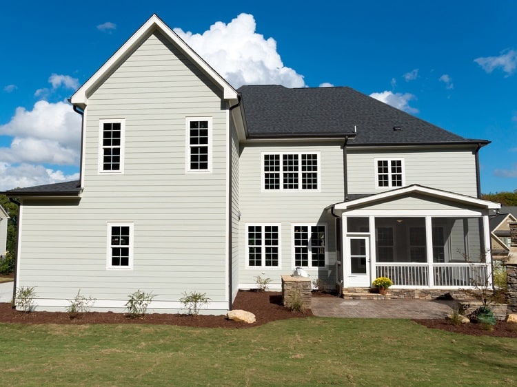 screened suburban porch