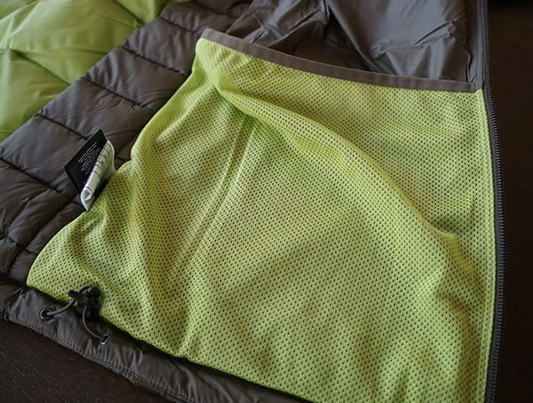 Large Mesh Interior Pocket Olive Firestorm Down Parka For Guys