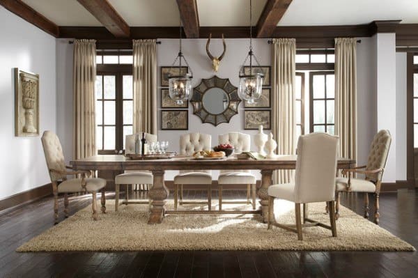 Large Rustic Dining Room Ideas