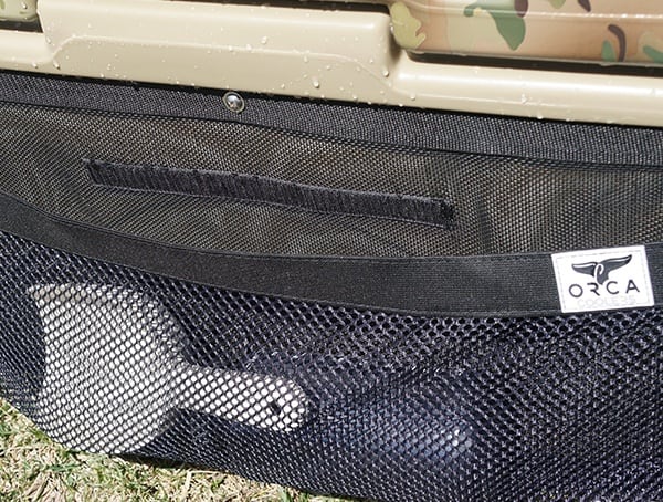 Large Strech Rear Mesh Pocket On Orca Cooler