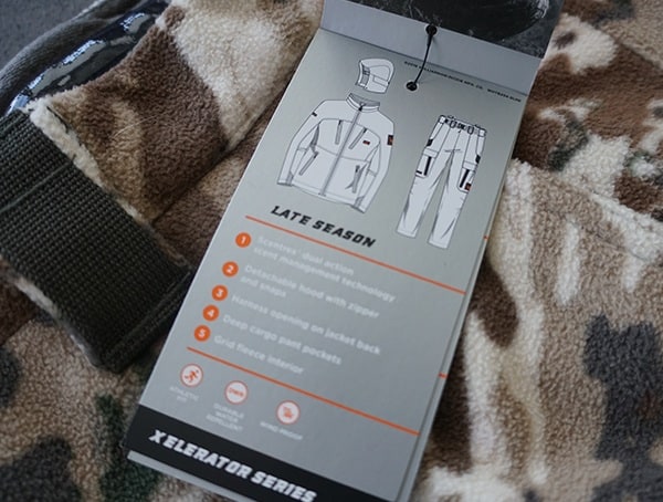 Late Season Walls Pro Series Xelerator Hunting Pant Tag