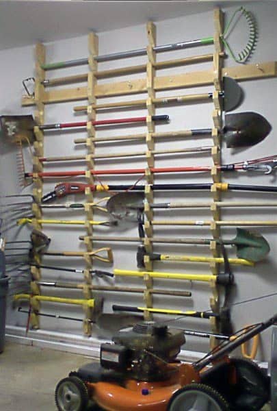 Lawn Tool Storage Ideas