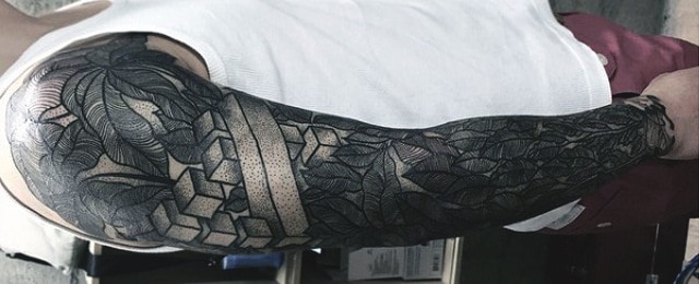 Leaf Tattoo Designs For Men