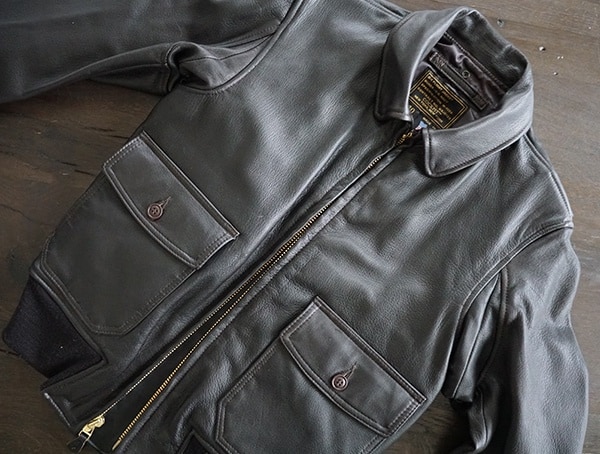 Leather Cockpit Usa G 1 Flight Jacket For Men With Collar Removed