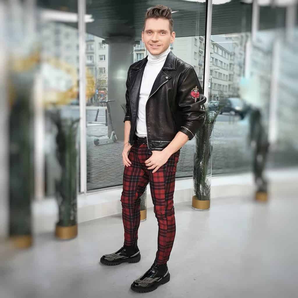 Leather Jacket Punk Outfit