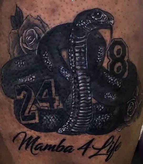 Kobe Bryant Tribute Tattoo