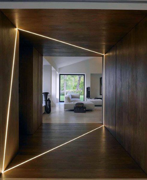 Led Lighting Architectural Modern Wood Wall Ideas