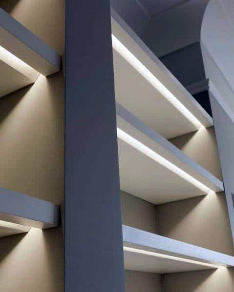 Led Strip Under Shelves Luxury Closet Lighting Ideas
