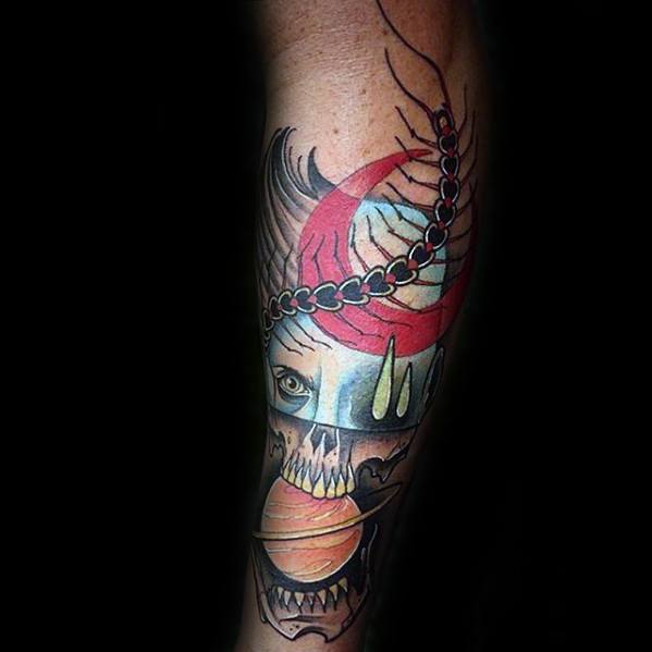 Leg Distinctive Male Centipede Tattoo Designs