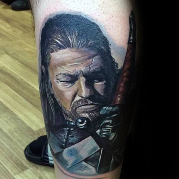 Leg Game Of Thrones Tattoo Designs For Guys