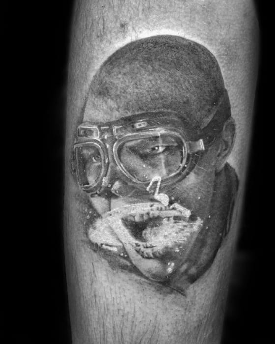 Leg Guys Mad Max Tattoo Design Ideas