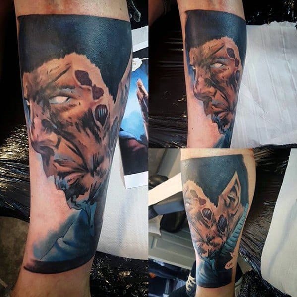 Leg Star Trek Mens Tattoo Designs