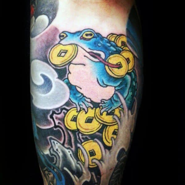 Leg Toad Tattoos Guys