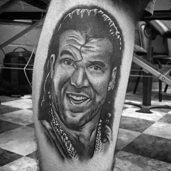 Leg Wrestling Tattoos Male