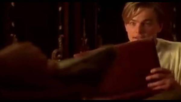 leonardo diCaprio did not do the drawing in titanic