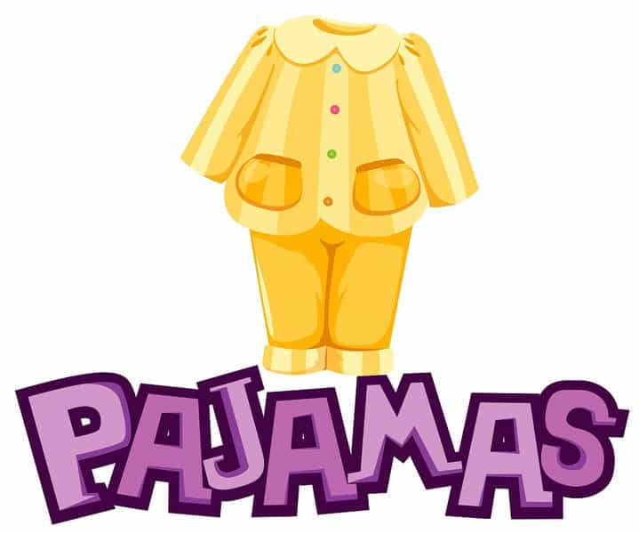 letter of pajamas