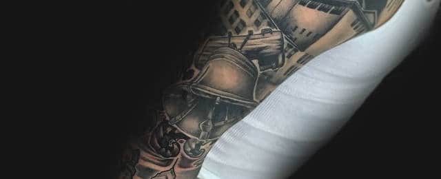 Liberty Bell Tattoo Designs For Men