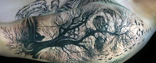 Life Death Tattoo Designs For Men