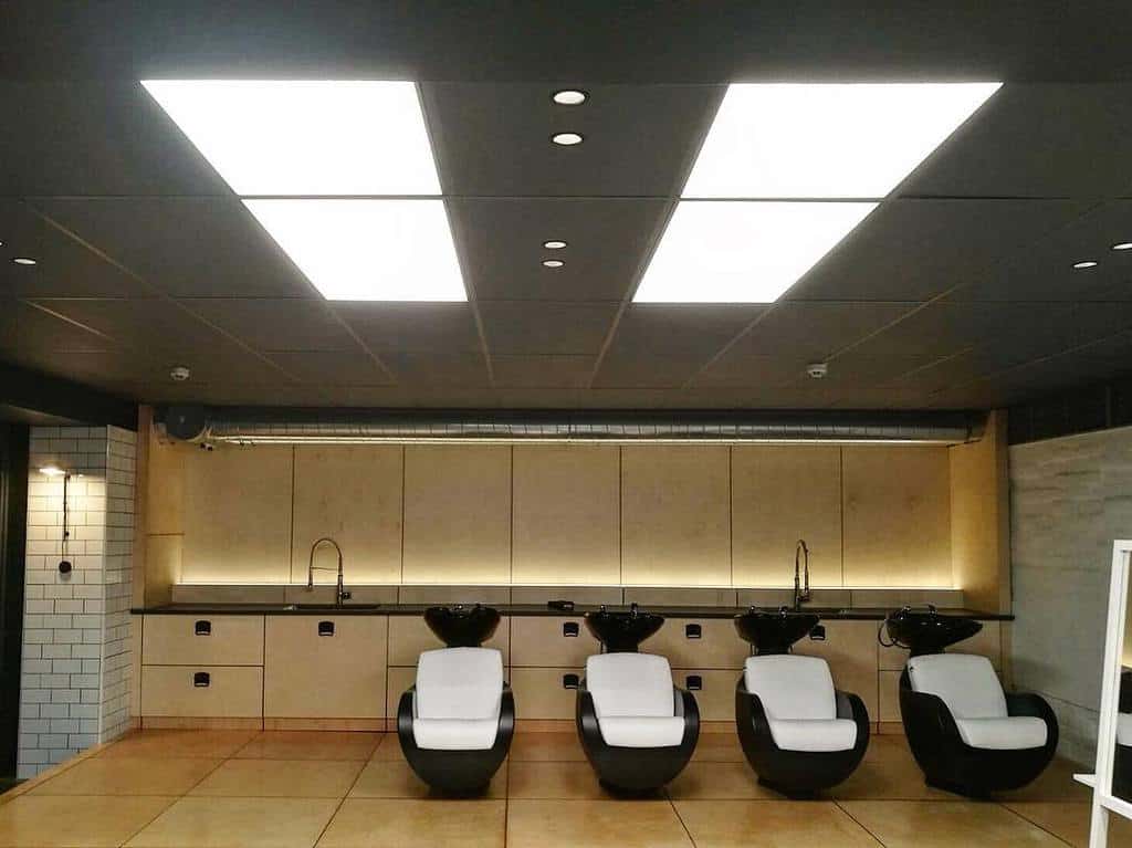 lighting low basement ceiling salon