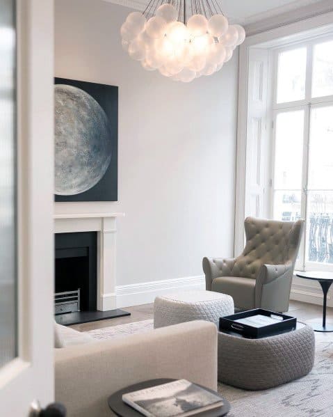 Lights For Living Room Ideas Glass Ball Cluster Chandelier